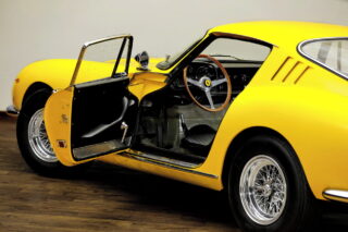 DOLCE VITA SPIRIT IN GIALLO FLY. The Ferrari 275 GTB/4 is one of the most advanced Ferrari models of the 1960s and sought-after today having a milestone impact on the legendary brand. Its V12 front engine came up with four camshafts (the ‘4’ in the designation), dry sump lubrication and six Weber twin carburettors for a power output of 300 hp. In terms of design, the dynamic Gran Turismo inspires with a long bonnet, aerodynamic headlight covers and a flowing roof shape as a fastback coupé. With only 330 cars built, it was an exclusive toy for successful entrepreneurs and illustrious playboys of the international jet set.⁣
⁣
Thanks to its high degree of originality and low mileage of just 32,600 miles, our excellently preserved Ferrari 275 GTB/4 from 1967 stands out from most other examples that have already undergone a restoration. A Ferrari Classiche Red Book confirms the correct factory status of the engine, gearbox and bodywork and even the interior is in original condition. The full history is documented by a Marcel Massini report. This 275 GTB/4 perfectly represents the legendary aura and historical essence of Ferrari: a racy sports car designed for road use with the success DNA from motorsport. ⁣
⁣
#ferrari #ferrari275gtb #ferrari275gtb4 #classicferrari #vintageferrari #classicdriver #classiccars #classiccartrader #drivetastefully #carpassion