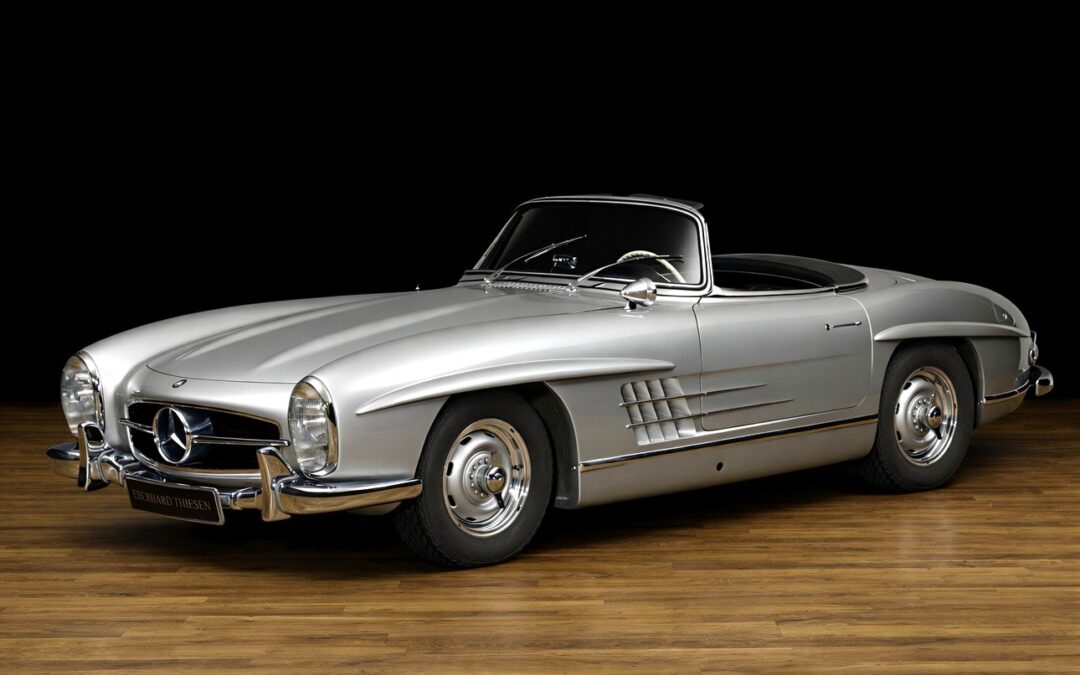 Mercedes Benz 300 SL Roadster Factory ‘Rudge Wheels’